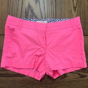 JCrew Neon Pink Shorts